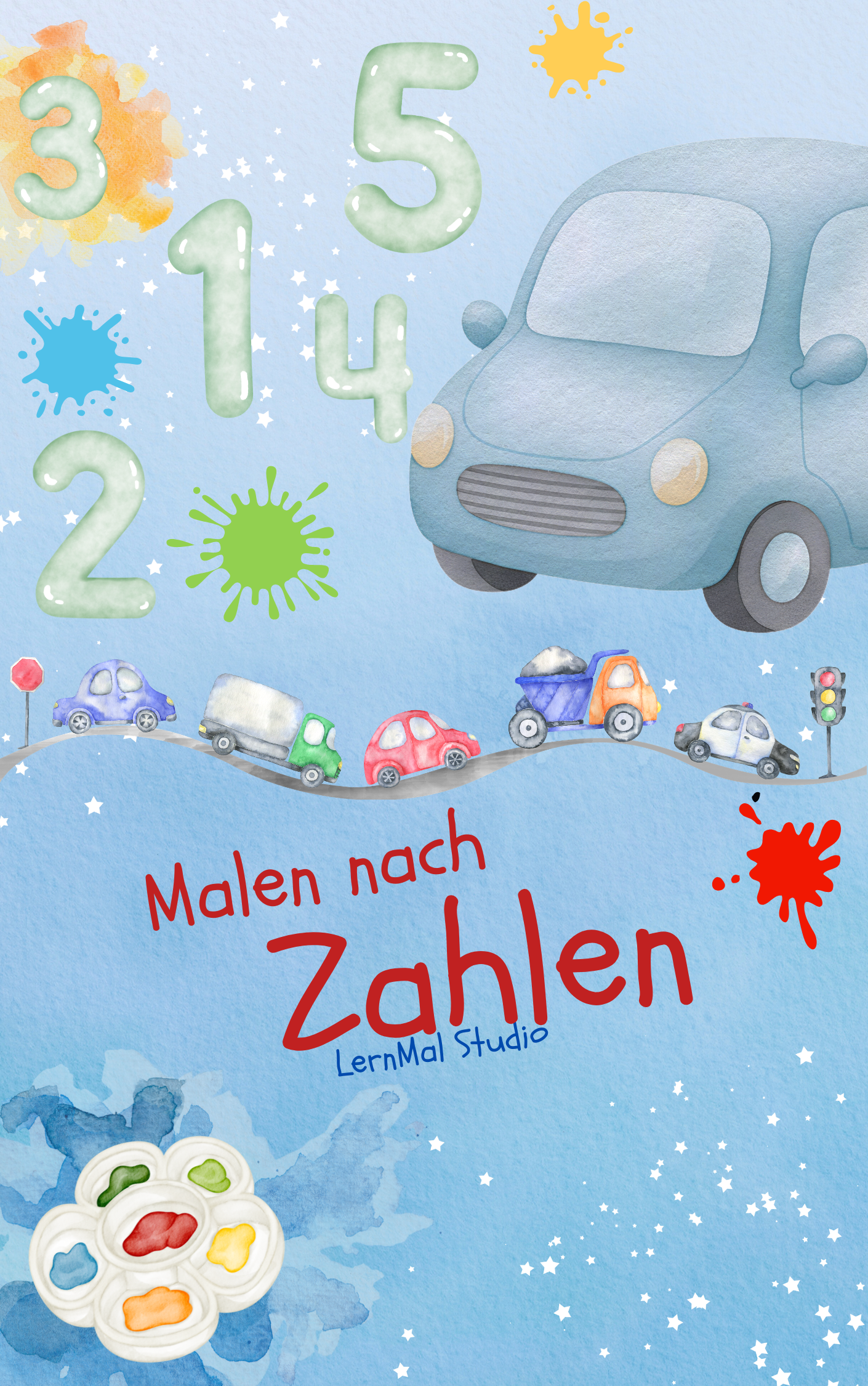 Malen nach Zahlen - Fahrzeuge