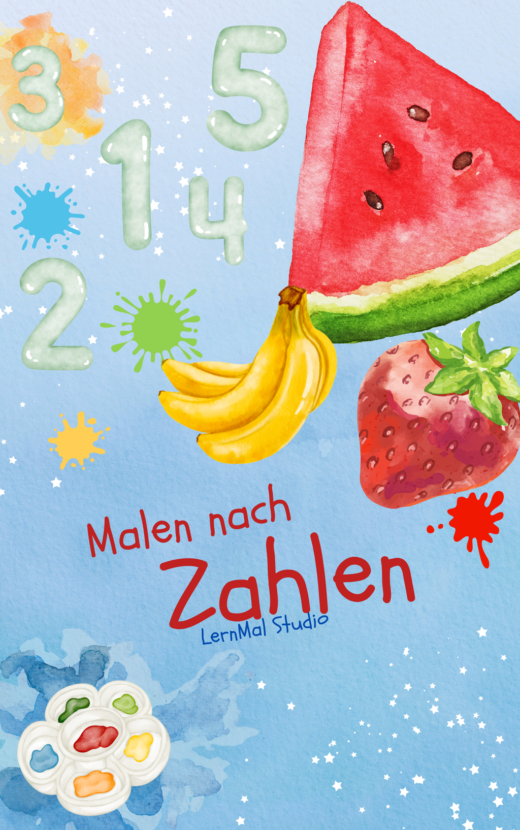 Malen nach Zahlen - Obst & Gemüse