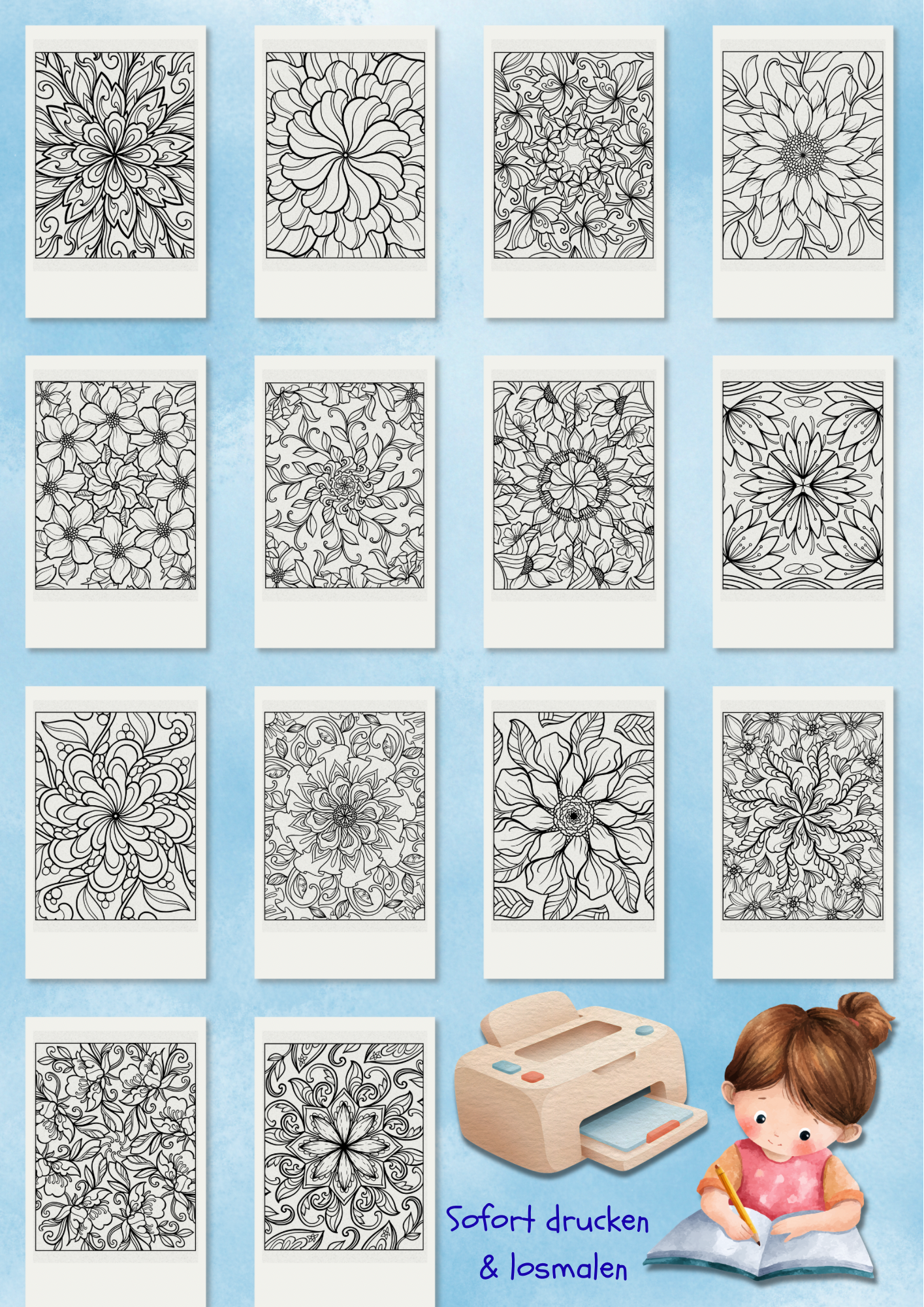 Blumen-Mandala