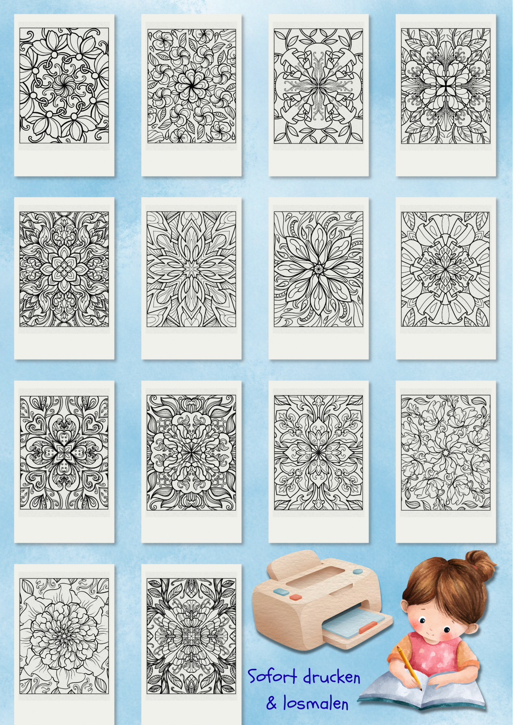Blumen-Mandala