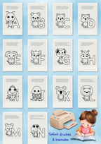 Mein erstes Alphabet Malbuch