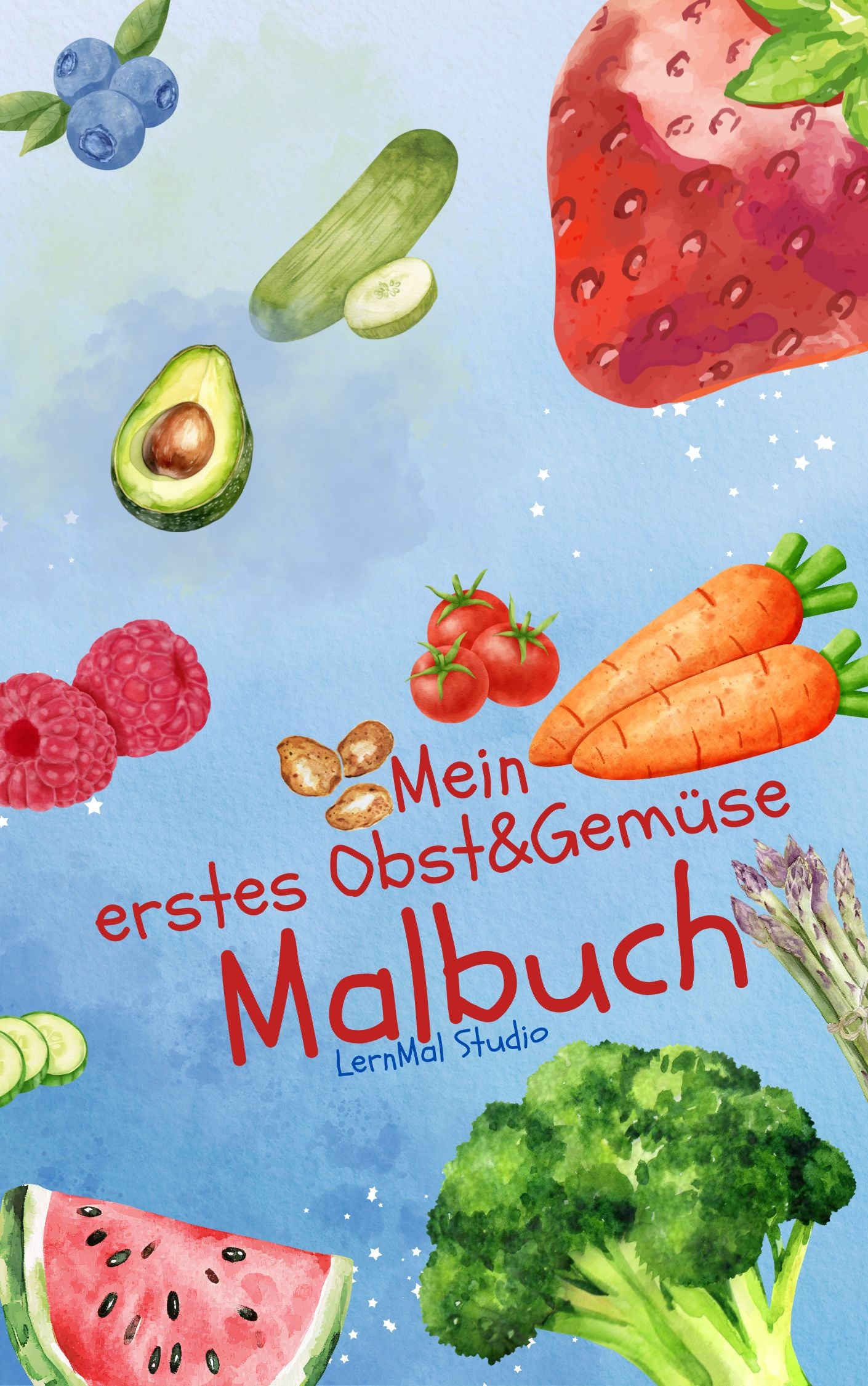 Mein erstes Obst & Gemüse Malbuch