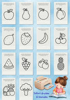 Mein erstes Obst & Gemüse Malbuch
