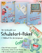 Schulstart-Paket für die 1. Klasse - Buchstaben, Zahlen & erste Wörter