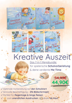 Das 7-in-1 Megabundle für spielerische Schulvorbereitung & deine verdiente Me-Time