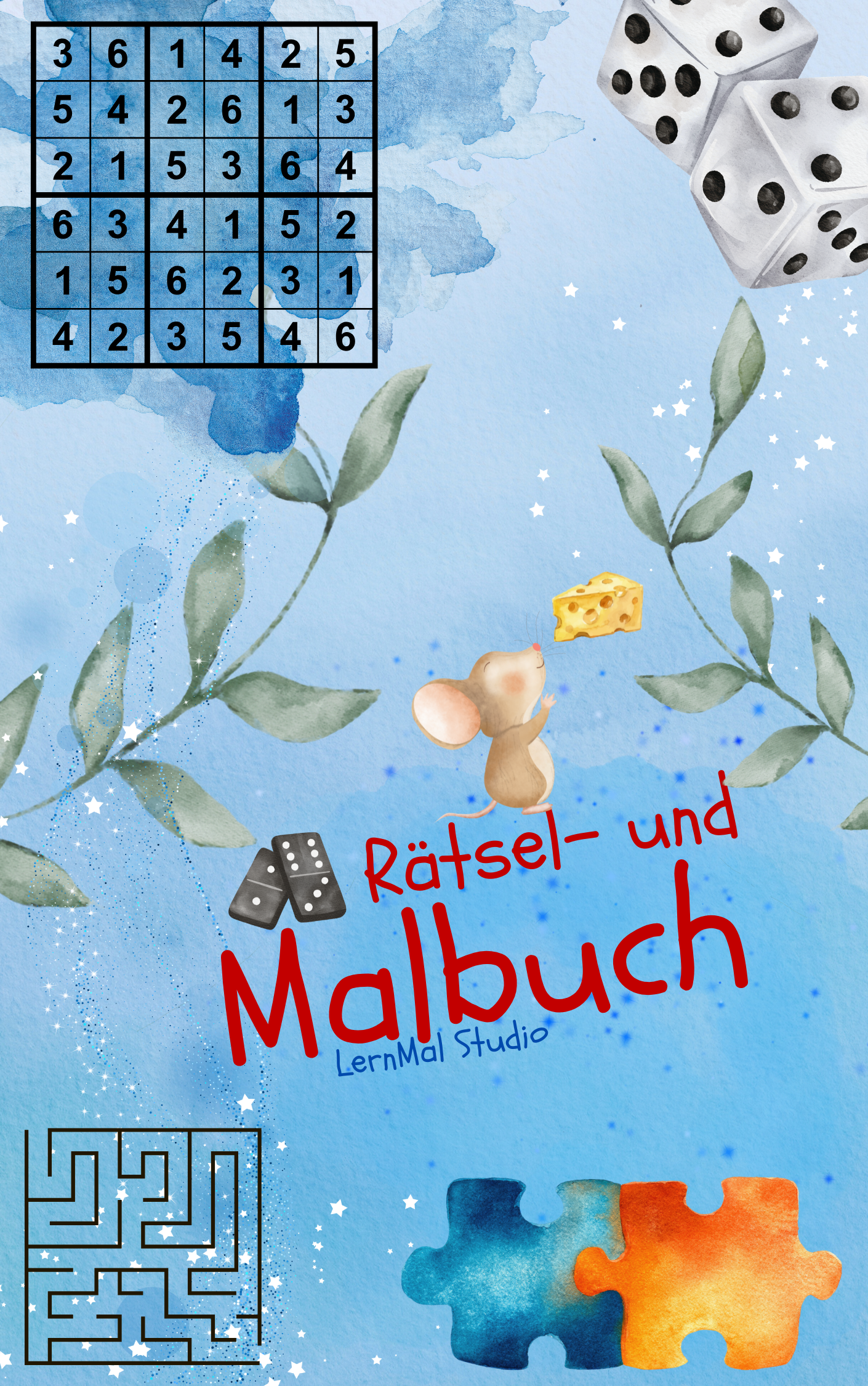 Mein Rätsel- und Malbuch für Kinder – Spannende Logik-Aufgaben als PDF Download